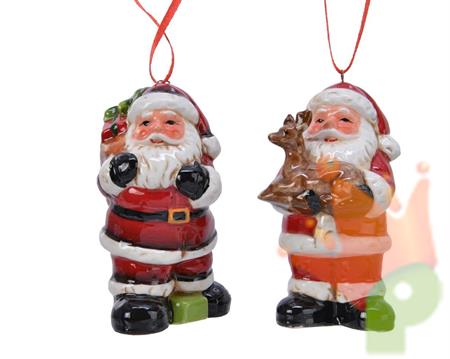 BABBO NATALE DA APPENDERE 5X5X9CM