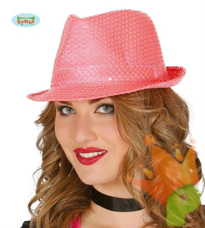 CAPPELLO BORSALINO PAILLETTES ROSA