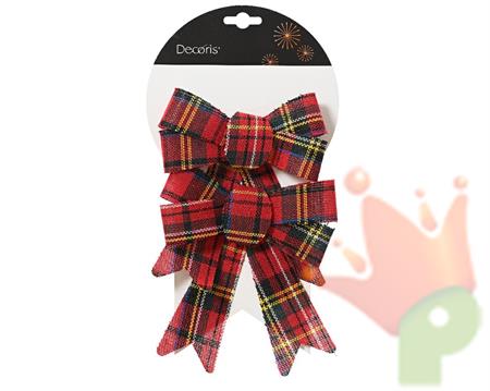 FIOCCO SCOZZESE 2PZ 17X14 CM