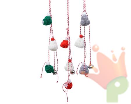 PENDENTI 2,5X3,5X30CM CON CAPPELLINI