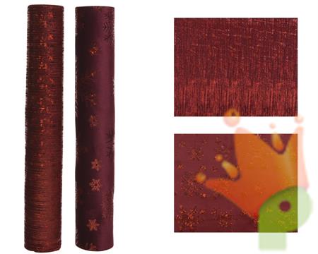 RUNNER 35X200CM DECORATO BORDEAUX
