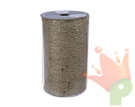 NASTRO 12,7X270CM CHAMPAGNE GLITTER
