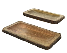 VASSOIO LEGNO 16X31X3CM NATURALE
