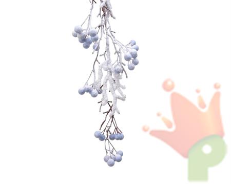 GHIRLANDA 130CM CON BACCHE BLU