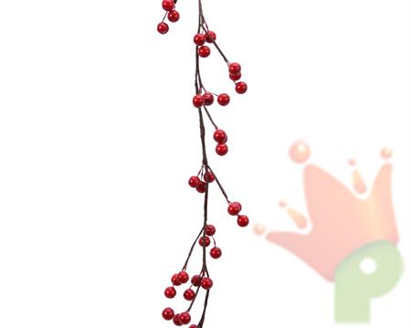 RAMO 130CM CON BACCHE ROSSE