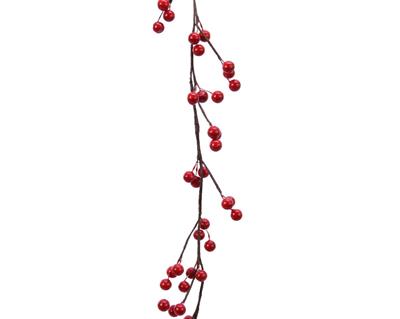 RAMO 130CM CON BACCHE ROSSE