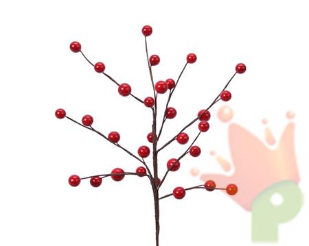 RAMO CON BACCHE ROSSE 26 CM