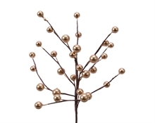 RAMO CON BACCHE ORO 26 CM