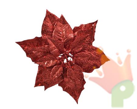 STELLA DI NATALE 23X7CM ROSSO