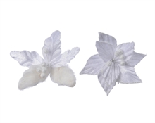 STELLA DI NATALE 12X2CM BIANCO