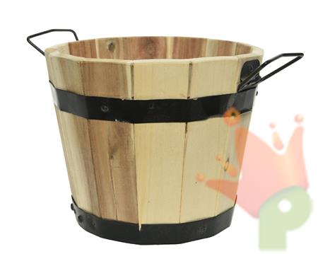 SECCHIO 25X20CM LEGNO NATURALE