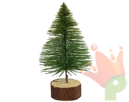 MINI ALBERO CON BASE DI LEGNO 17 CM