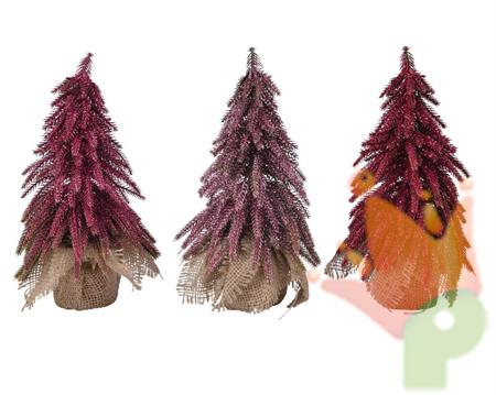 MINI ALBERO 20CM CON BASE LEGNO