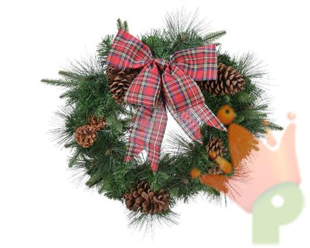 FUORI PORTA 75CM CON FIOCCO SCOZZESE