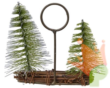 SEGNAPOSTO 11CM CON ALBERI
