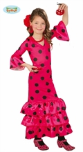 COSTUME BALLERINA DI FLAMENCO BAMBINA 3-4 ANNI