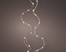 LUCI DI NATALE A BATTERIA 20 MICROLED MULTICOLOR