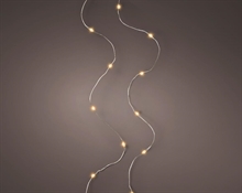 LUCI DI NATALE A BATTERIA 40 MICROLED EXTRA BIANCO CALDO