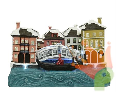 VILLAGGIO 21X30X20CM 11LED VENEZIA n°56