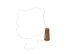 TAPPO BOTTIGLIA CON LED 75CM 8LED BIANCO CALDO