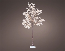 ALBERO FIORI BIANCHI 180CM 180LED BIANCO CALDO