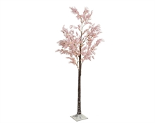 ALBERO FIORI ROSA 180CM 180LED BIANCO CALDO