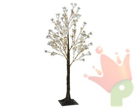 ALBERO FIORITO 100CM 150 LED BIANCO CALDO