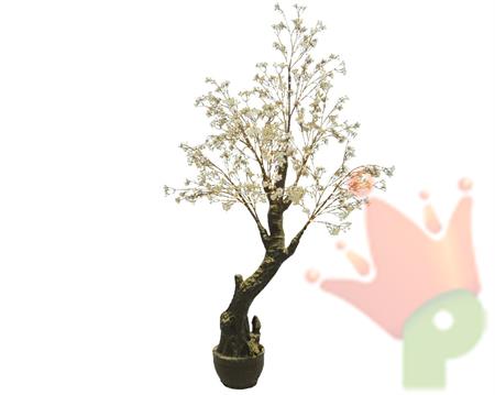 ALBERO FIORITO 165CM 450LED BIANCO CALDO