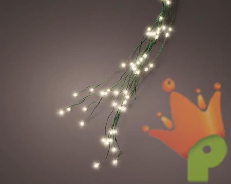 LUCI DI NATALE A RAMO 832 LED BIANCO CALDO