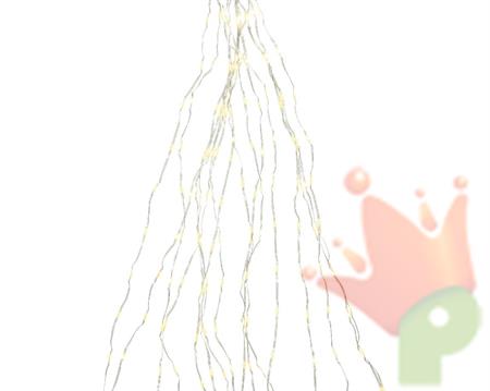 CATENA LUCI 210CM 672LED BIANCO CALDO