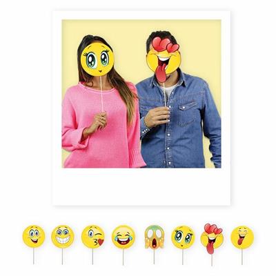 PHOTO BOOTH 20CM EMOTICONS 8PZ