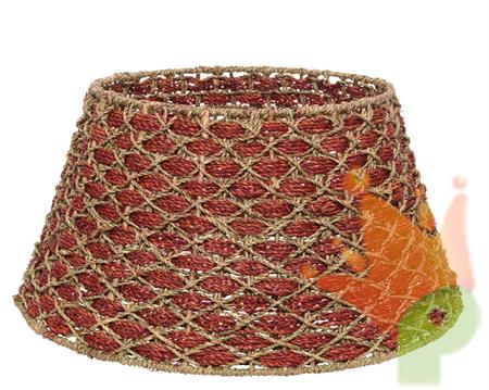 COPRIPIEDE IN CORDA 57X26CM ROSSO