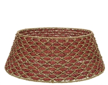 COPRIPIEDE IN CORDA 70X28CM ROSSO