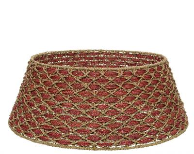 COPRIPIEDE IN CORDA 70X28CM ROSSO