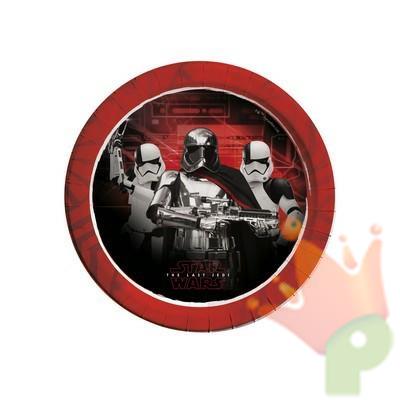 PIATTO 23CM STAR WARS EPISODE 8 METAL 8PZ
