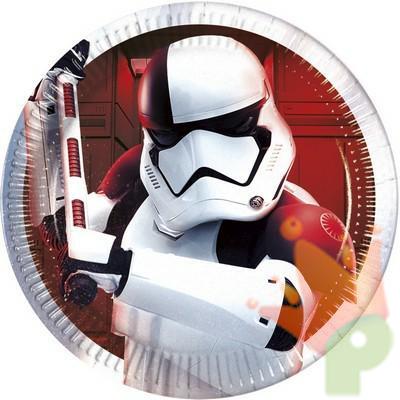 PIATTO 20CM STAR WARS EPISODE 8 METAL 8PZ