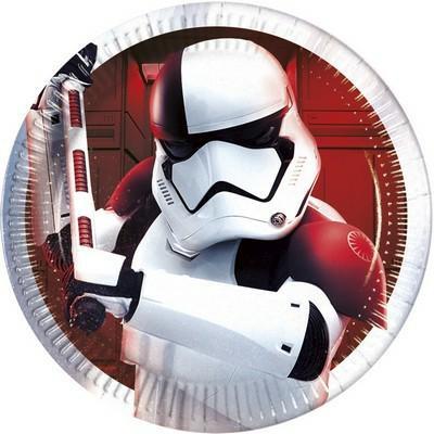 PIATTO 20CM STAR WARS EPISODE 8 METAL 8PZ