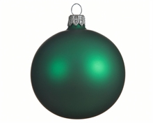 PALLINA PER ALBERO 10CM VERDE OPACO 4PZ
