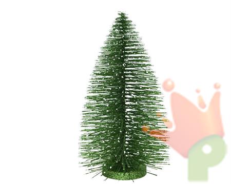 ALBERO IN PLASTICA 16X35CM VERDE GLITTER