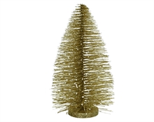 ALBERO IN PLASTICA 16X35CM ORO GLITTER
