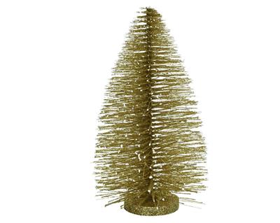 ALBERO IN PLASTICA 16X35CM ORO GLITTER