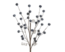 RAMO 20X60CM CON BACCHE BLU