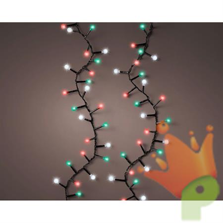 LUCI DI NATALE  CHERRY 500 LED  BIANCO/ROSSO/VERDE