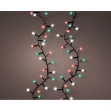 LUCI DI NATALE  CHERRY 500 LED  BIANCO/ROSSO/VERDE