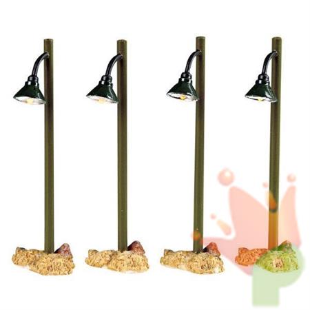 SET 4 LAMPIONI STRADALI 10,4CM