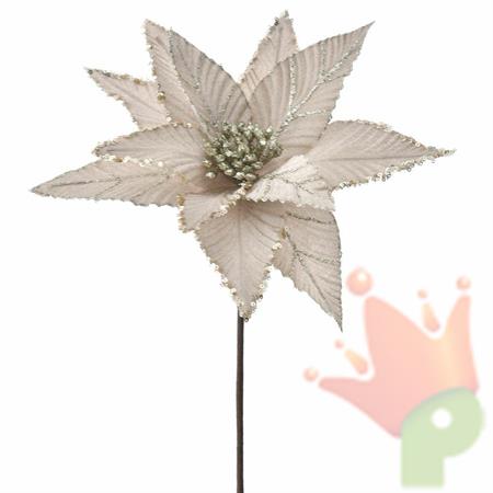 STELLA DI NATALE D. 24CM H. 60CM CHAMPAGNE