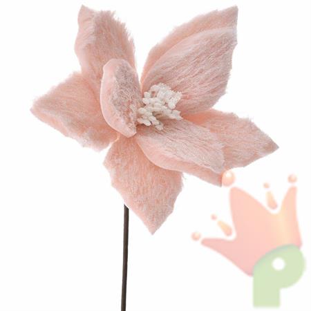 STELLA DI NATALE D. 24CM H. 60CM ROSA