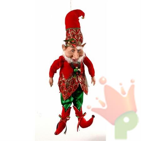 ELFO 66CM VERDE E ROSSO