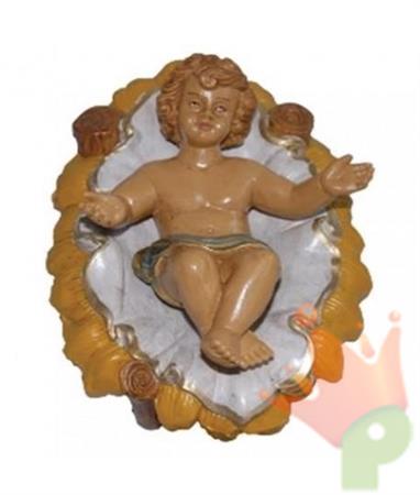 GESU' BAMBINO 30CM IN CULLA