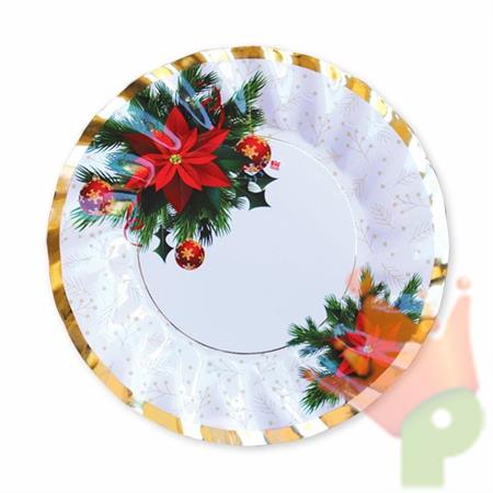PIATTI 25CM CHRISTMAS MOOD 8PZ